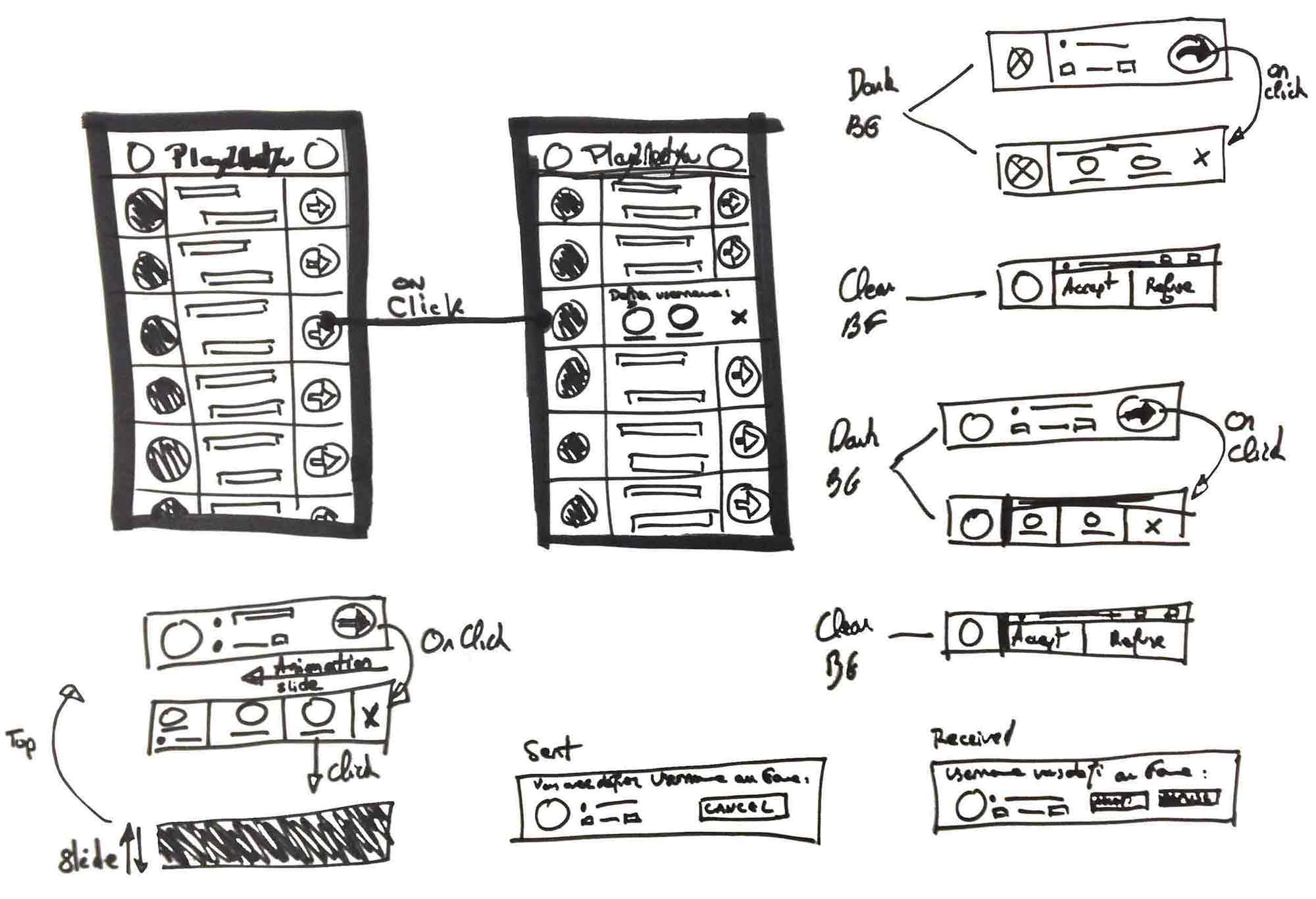 Play2meetyou UX searches